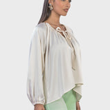 BLUSA IN RASO