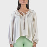BLUSA IN RASO