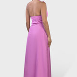 ABITO HALTER CON ROSA