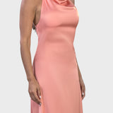 ABITO HALTER CON ROSA