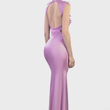 ABITO LUNGO CUT-OUT