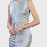 ABITO LUNGO CUT-OUT