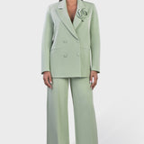 BLAZER DOPPIOPETTO CON ROSA