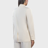 BLAZER DOPPIOPETTO CON ROSA
