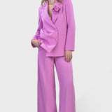 BLAZER DOPPIOPETTO CON ROSA