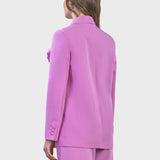 BLAZER DOPPIOPETTO CON ROSA