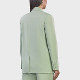 BLAZER DOPPIOPETTO CON ROSA