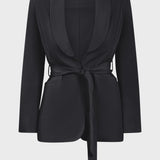 BLAZER KIMONO CON PANTA-PALAZZO