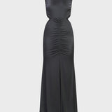 ABITO LUNGO CUT-OUT