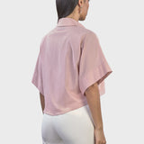 CAMICIA CROPPED A RIGHE
