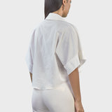 CAMICIA CROPPED A RIGHE