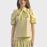 BLUSA CON MANICA A PALLONCINO