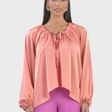 BLUSA IN RASO