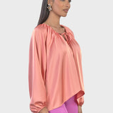 BLUSA IN RASO