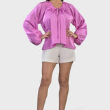 BLUSA IN RASO