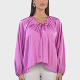 BLUSA IN RASO