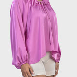 BLUSA IN RASO