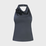 HALTER TOP WITH PINK