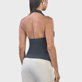 HALTER TOP WITH PINK