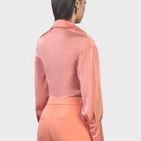 CROPPED SHIRT WITH KNOT