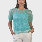 SEQUINED TOP