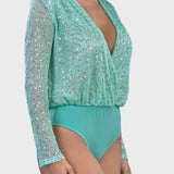 SEQUINED BODYSUIT