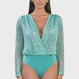 SEQUINED BODYSUIT