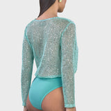 SEQUINED BODYSUIT