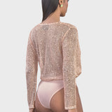 SEQUINED BODYSUIT