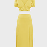 COORDINATED CREPE DE CHINE