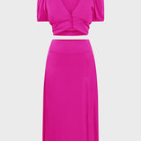 COORDINATED CREPE DE CHINE