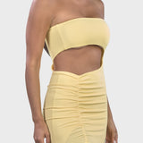 OFF-SHOULDER DRESS