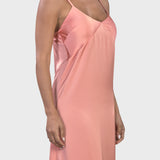MIDI DRESS IN SATIN