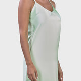 MIDI DRESS IN SATIN