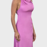 ABITO HALTER CON ROSA