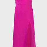 MIDI DRESS WITH SPLIT
