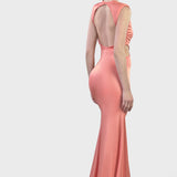 ABITO LUNGO CUT-OUT