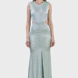 ABITO LUNGO CUT-OUT