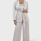 BLAZER KIMONO CON PANTA-PALAZZO