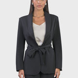 BLAZER KIMONO CON PANTA-PALAZZO