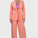 BLAZER KIMONO CON PANTA-PALAZZO