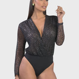 SEQUINED BODYSUIT