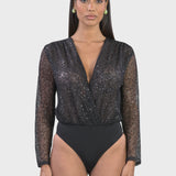 SEQUINED BODYSUIT