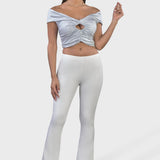 BOAT NECK CROP TOP