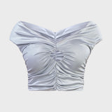 BOAT NECK CROP TOP