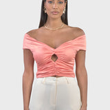 BOAT NECK CROP TOP