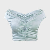 BOAT NECK CROP TOP