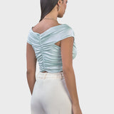 BOAT NECK CROP TOP