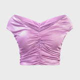 BOAT NECK CROP TOP