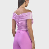 BOAT NECK CROP TOP